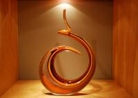 Brown Glass Swirl�